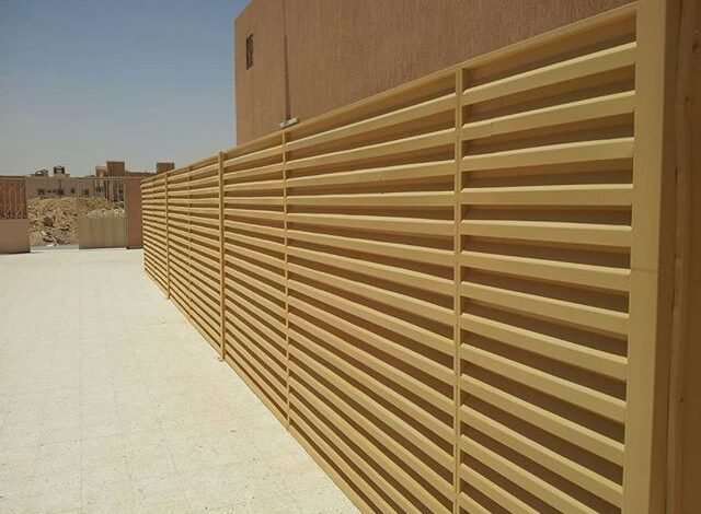 سواتر خشبية شرائح